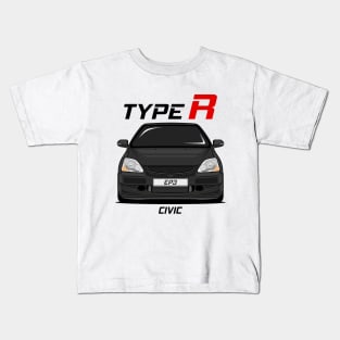 Civic EP3 Type R Black Kids T-Shirt